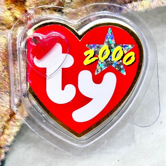 Y2K Ty Beanie Baby SWOOP the Pterodactyl - All Tags/Heart Protector - Picture 11 of 13